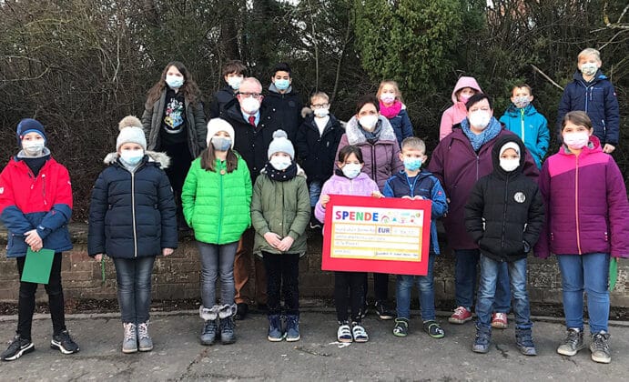 Kinder laufen für Kinder Grundschulen Trierweiler und Zemmer Rodt