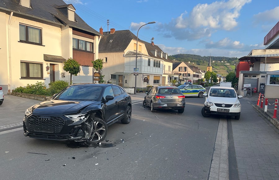 Trittenheim 39 Jährige flüchtet Wilde Verfolgungsjagd endet mit Crash