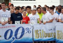 2044 Anmeldungen beim zweiten Bitburger 0,0 % Firmenlauf