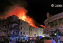 Großbrand in Innenstadt