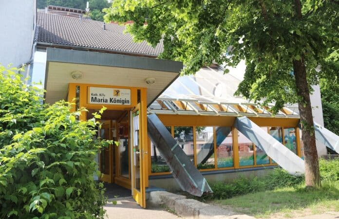 Katholische KiTa Maria Königin Trier-Pallien Außenansicht