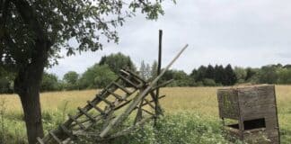 Hochsitze bei Dreis aus Verankerung gerissen und umgeworfen