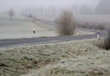 ++ Frost, Glätte, Regen: Graues Winterwetter in der Region ++