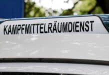 Fliegerbombe aus Mainz wird kontrolliert verbrannt