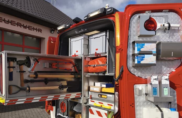 Neues Messfahrzeug für den Gefahrstoffzug Trier-Saarburg bei der Freiwilligen Feuerwehr Freudenburg.