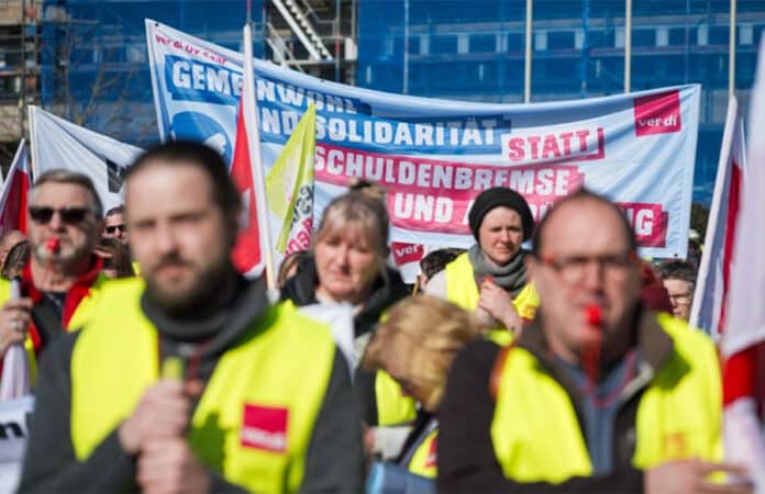 Warnstreik Öffentlicher Dienst in Rheinland-Pfalz