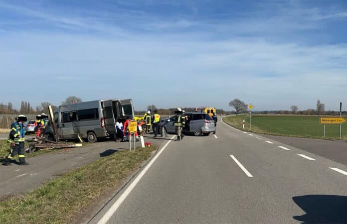 Unfall auf der K6 bei Altdorf in der Pfalz