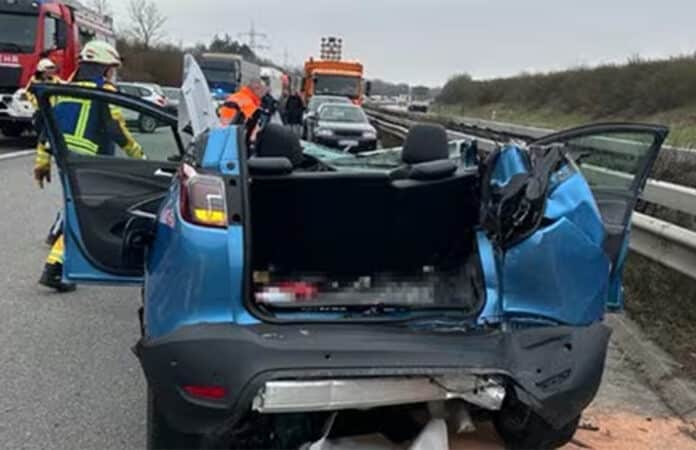 Unfall auf der A63 bei Börrstadt.