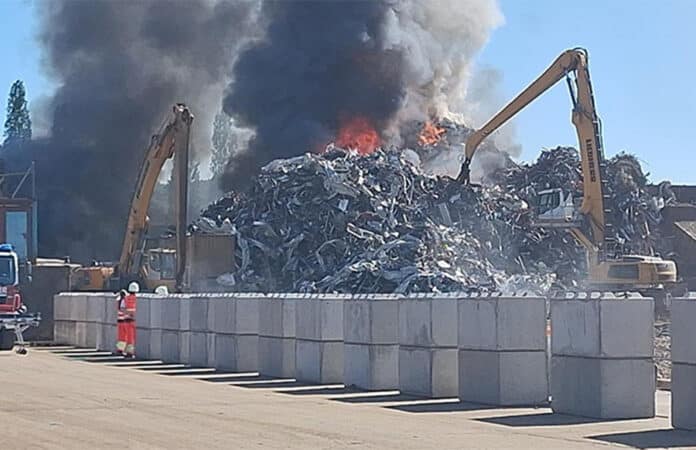 Brand Hafen Trier