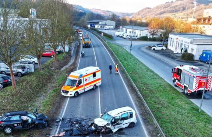 Unfall auf der B41 bei Kirn