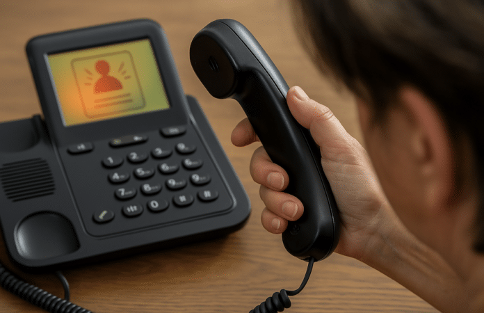 Symbolbild Telefonbetrug – Schockanruf durch falsche Polizisten