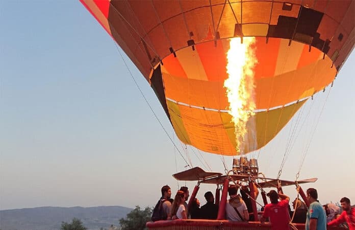 Heißluft-Ballon