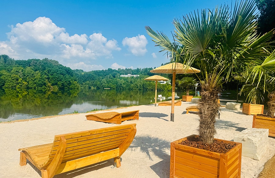 Strand am Stausee Bitburg