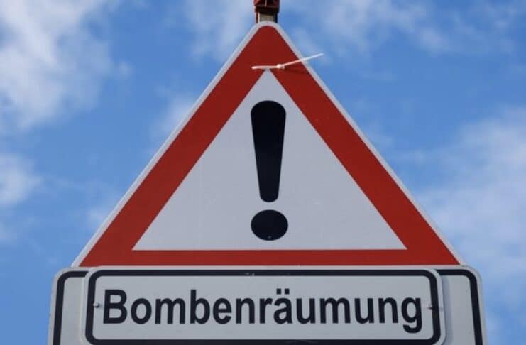 Mehrere Bomben in Bitburg im Bereich Radweg Messenweg gefunden