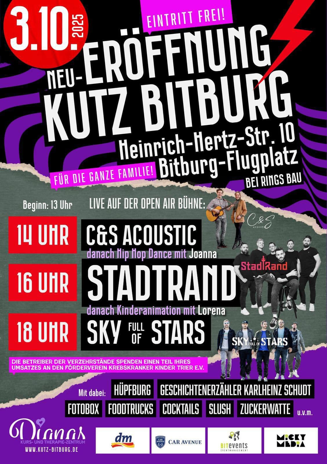 Kutz Bitburg, Open-Air Plakat