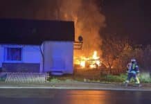 Holzschuppen in Wittlich brennt komplett ab – Ermittlungen laufen