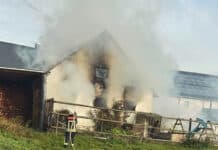 Eifelkreis: Nach Vollbrand von Gebäude in Rommersheim – Straßensperrung aufgehoben