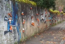Trier: AUF DEN PUNKT GEBRACHT – Schüler des BBS „St. Helena“ mit Installation zum ORANGE DAY