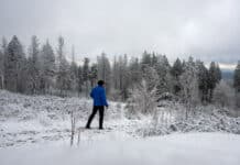 Wintereinbruch im Hunsrück: Erster Schnee am Erbeskopf