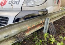 Crash auf der K31 bei Ruschberg: Paketfahrer mit 3,5 Promille am Steuer