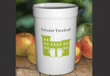 Viezfest 2026 in Trier: Künstlerporz mit Porta-Nigra-Motiv gekürt