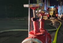 Vater verletzt sich beim Löschen von Weihnachtsbaum schwer