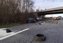 ++ Update: Schwerer Unfall auf der A1 bei Reinsfeld – Strecke bis in den Abend gesperrt ++