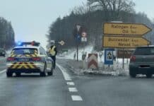 Update: Unfall auf B51 — ein Schwerverletzter — Vollsperrung dauert an