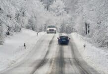++ Wetter in der Region: Glätte, Schnee, überfrierende Nässe ++