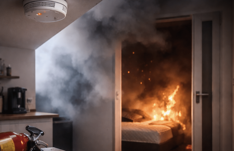 Aktuell-Brennende-Matratze-sorgt-f-r-Feuerwehreinsatz-in-Trier-Pfalzel