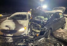 Mertesdorf: Zusammenstoß im Schnee – Drei Verletzte auf der L151