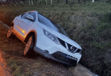 Wintrich: Auto im Graben, Totalschaden, Fahrer eingeschlossen – und alle fahren vorbei!