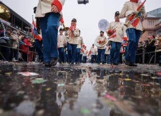 ++ Region: Graues Winterwetter an Rosenmontag — Graupelgewitter möglich ++