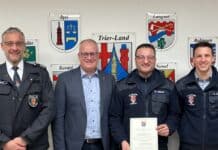 Feuerwehr Kordel: Christoph Siemer zum 1. Stellvertretenden Wehrführer ernannt