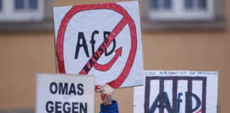 Trier: Demo und Gegendemo in Innenstadt – „Trier steht auf“ trifft auf „Brandmauer erhalten“