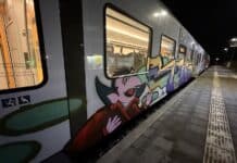 Bundespolizei Trier: 150 Quadratmeter Graffiti – Hoher Schaden an Reisezug!
