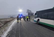 Unfall mit Schulbus – acht Kinder verletzt