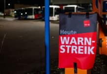 Verdi ruft u.a. im Saarland zu drittem großflächigem Warnstreik im ÖPNV auf