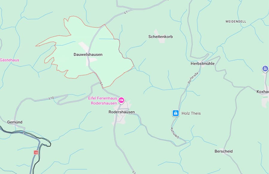 Karte: L1, Dauwelshausen