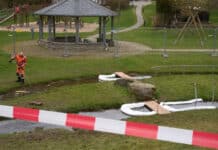 Hunsrück: Minister Ebling und Eder besuchen beschädigte Pipeline