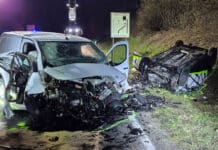 Tragischer Unfall auf der L288: Zwei Tote und eine Schwerverletzte nach Frontalcrash