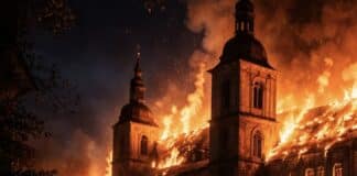 RLP: Ehemaliges Kloster in Flammen — Kripo ermittelt — Hunderttausende Euro Schaden