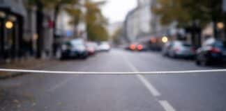 Trier: Gefahr für Radfahrer — Schnur über Fahrbahn und Gehweg gespannt