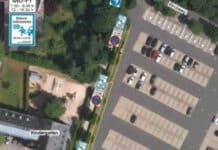 Bitburg: Elternhaltestelle auf dem Parkplatz Altes Gymnasium