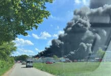 RLP: Großbrand in Recyclingfirma ausgebrochen