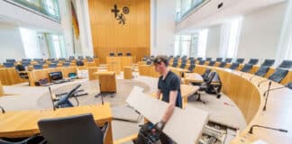 Wie der Landtag für die neue Wahlperiode umgebaut wird
