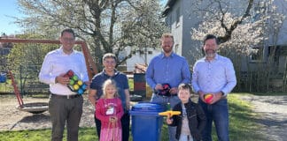 Neue Spielsachen für die Kita in Orenhofen