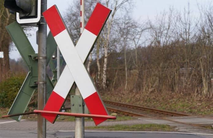 Bahnschranke.