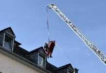 Trier: Höhenretter der Feuerwehr unterstützen Rettungsdienst in Trier-West