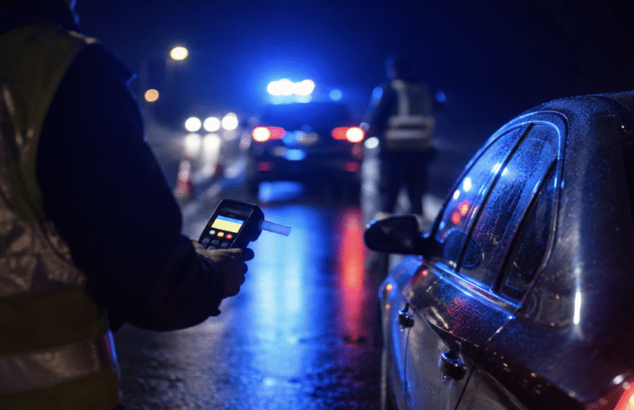 Polizeikontrolle bei Nacht mit Alkoholtest: Zwei Autofahrer in Rheinland-Pfalz mit drei und 2,72 Promille gestoppt.
